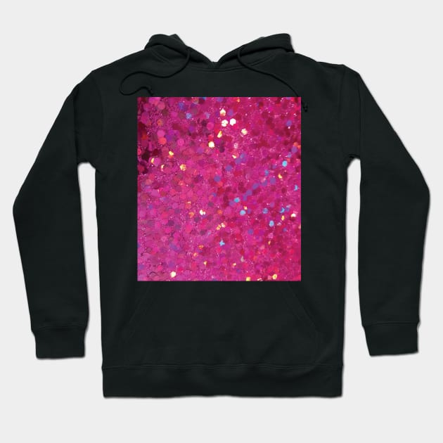 Photographic Image of Pink Glitter Hoodie by CrazyCraftLady